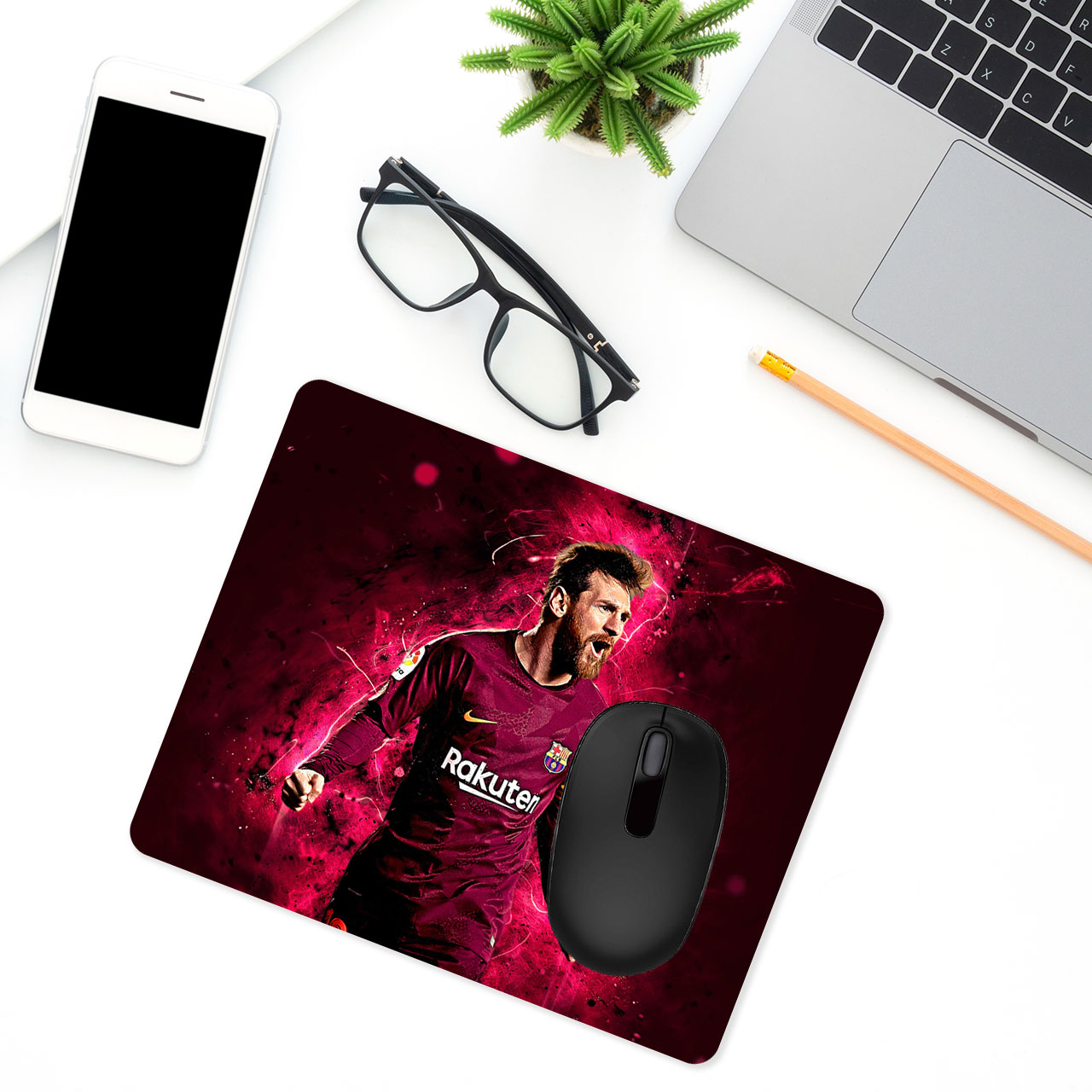 ماوس پد طرح مسی مدل MP2927