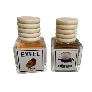 خوشبوکننده هوا خودرو ایفل مدل کافه لته و هلو کد Coffe Latte-Peach حجم 10 میلی‌ لیتر بسته 2 عددی
