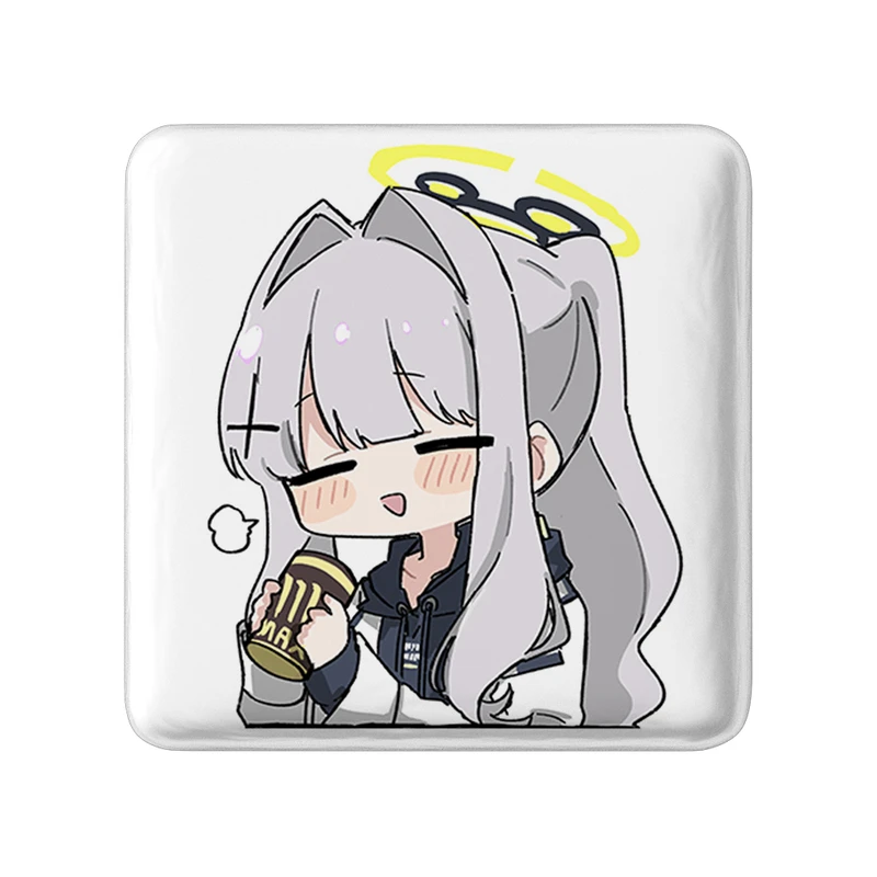 مگنت خندالو طرح بازی آرشیو آبی (Blue Archive) مدل مربعی کد 34383