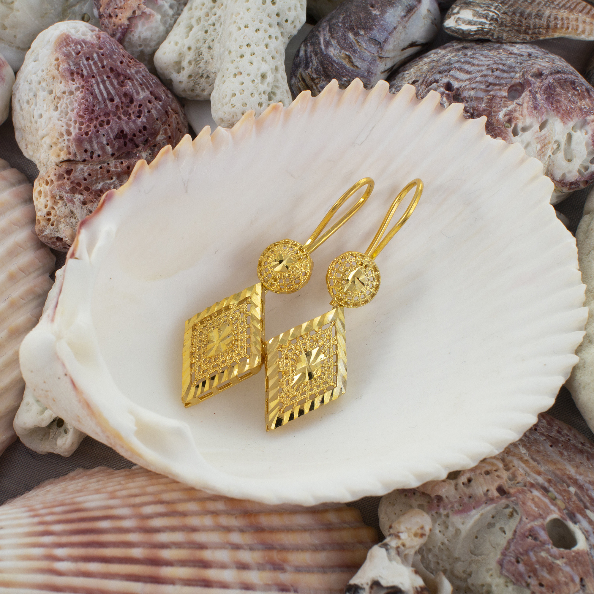 گوشواره نقره زنانه آمیتیس مدل AVN-G015