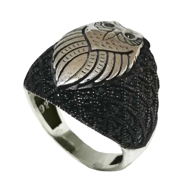 انگشتر نقره مردانه مدل اسپرت MS9013