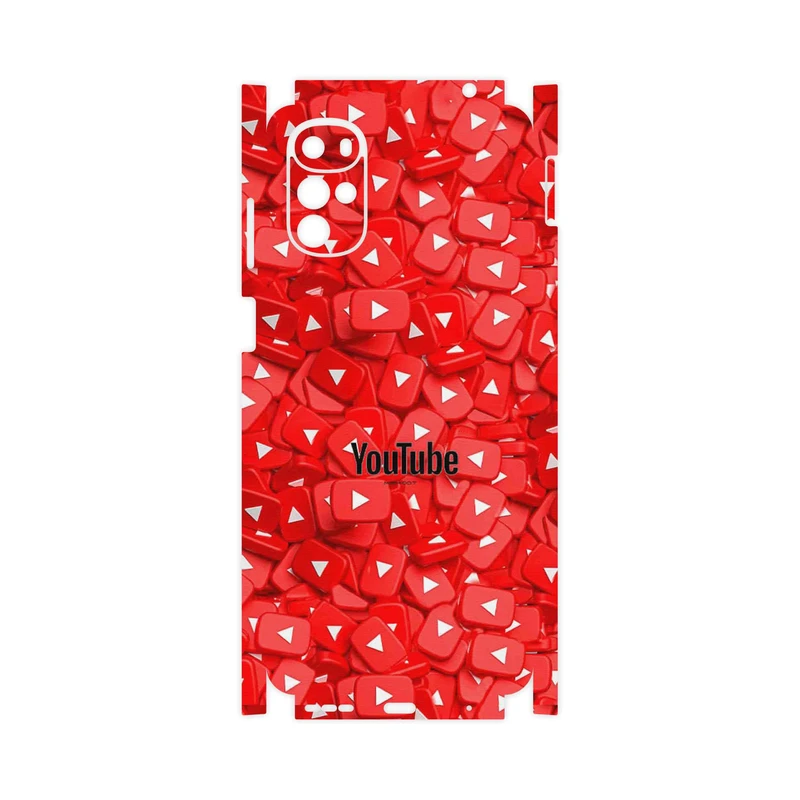 برچسب پوششی ماهوت مدل Youtube-FullSkin مناسب برای گوشی موبایل موتورولا Moto G22