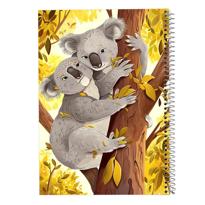 دفتر ژورنال نویسی 50 برگ مدوپد مدل نقطه ای طرح موجودات فانتزی کد DF17013