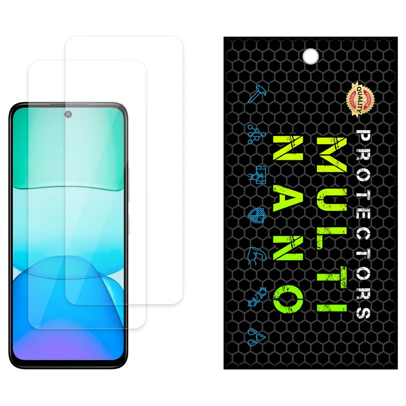 محافظ صفحه نمایش شفاف مولتی نانو مدل X-S2N مناسب برای گوشی موبایل شیائومی Redmi 13 5G بسته دو عددی