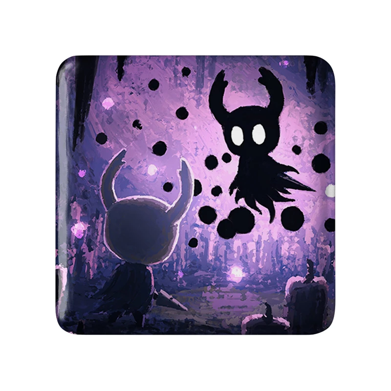 مگنت خندالو طرح بازی هالو نایت (Hollow Knight) مدل مربعی کد 32939