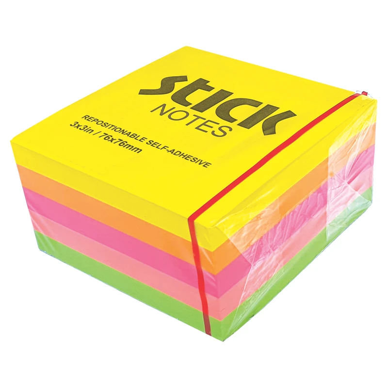 کاغذ یادداشت چسب دار مدل Mo6 سایز 7.6x7.6 سانتی متر