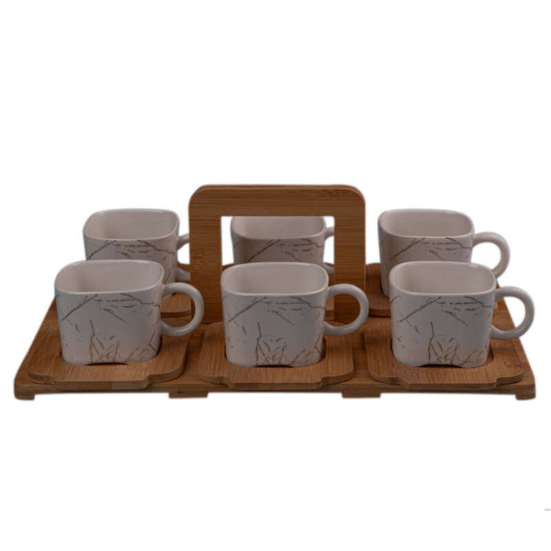 سرویس چای خوری 13 پارچه مدل ماربل کد 12254