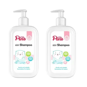 شامپو بدن کودک و نوزاد پینو بیبی مدل بدون سولفات و پارابن مجموعه 2 عددی