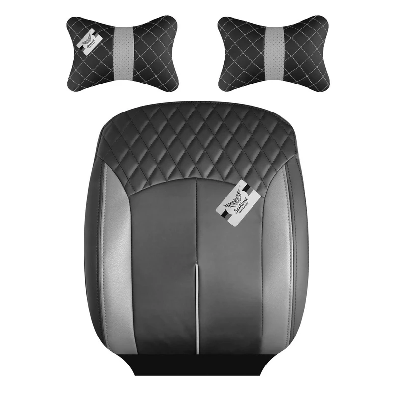 روکش صندلی خودرو سوشیانت مدل A_107 مناسب برای پژو 207 به همراه پشت گردنی