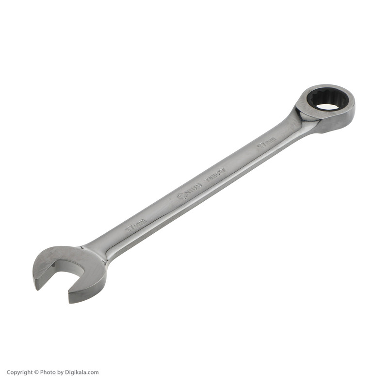 آچار جغجغه ای یک سر تخت جنیوس تولز مدل 768517 سایز 17 میلی متر