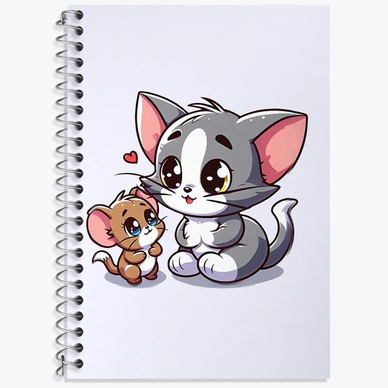 دفتر لغت 50 برگ خندالو طرح تام و جری (Tom And Jerry) کد N5143