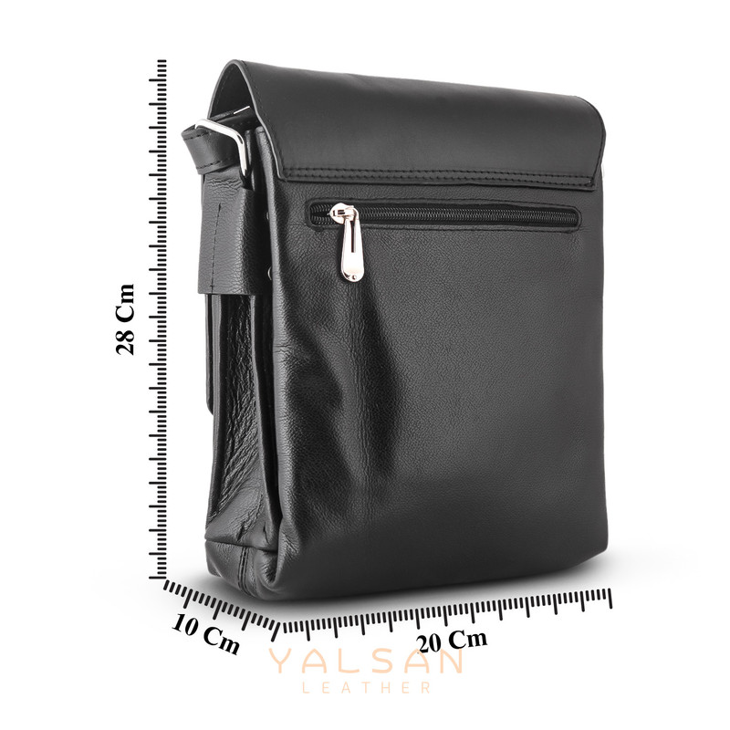 کیف رودوشی مردانه چرم یلسان مدل رادمان کد 044-MC-01 