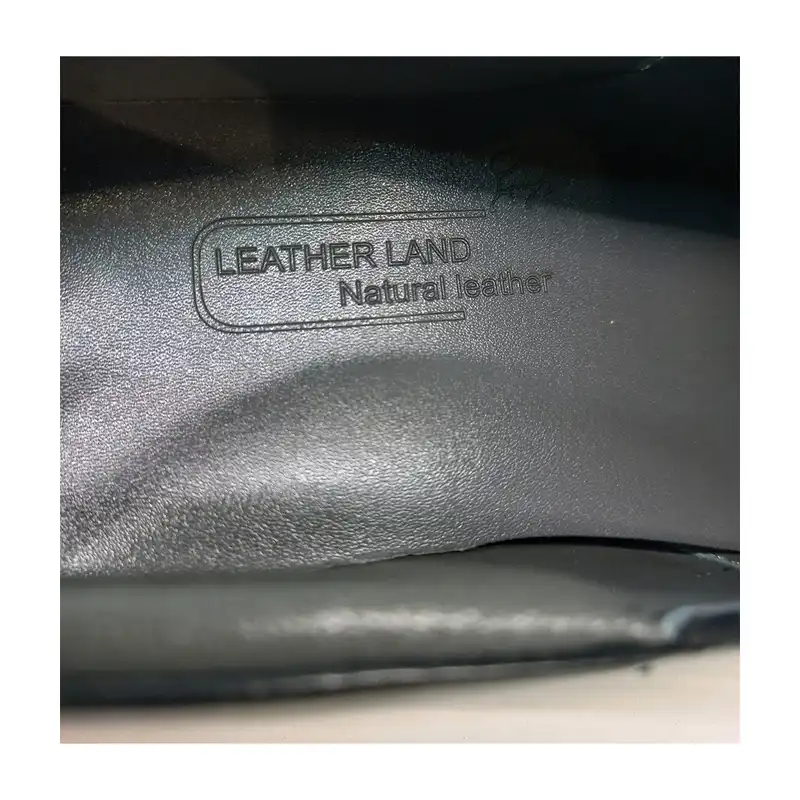 کفش روزمره زنانه سرزمین چرم مدل 141802 رنگ مشکی