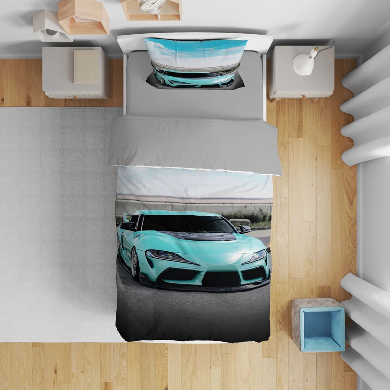 سرویس روتختی مدل ماشین سرعتی T5648 تک نفره 5 تکه