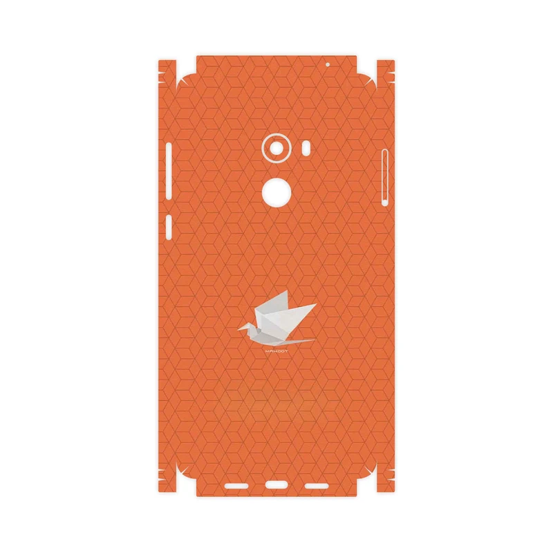 برچسب پوششی ماهوت مدل Minimalist origami bird-FullSkin مناسب برای گوشی موبایل شیائومی Mi Mix 2