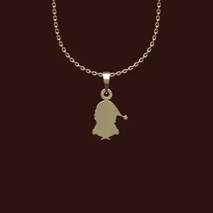 گردنبند طلا 18 عیار زنانه مدوپد مدل آدمک کد X2-1-1138