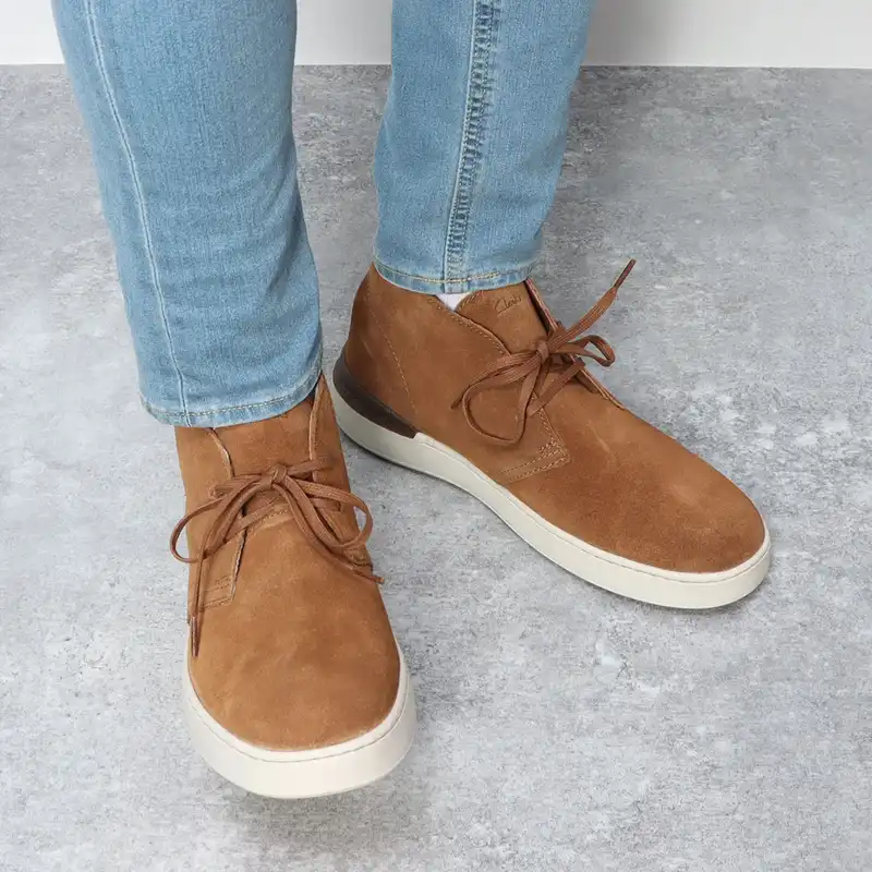 نیم بوت مردانه کلارک مدل courtlite Dbt