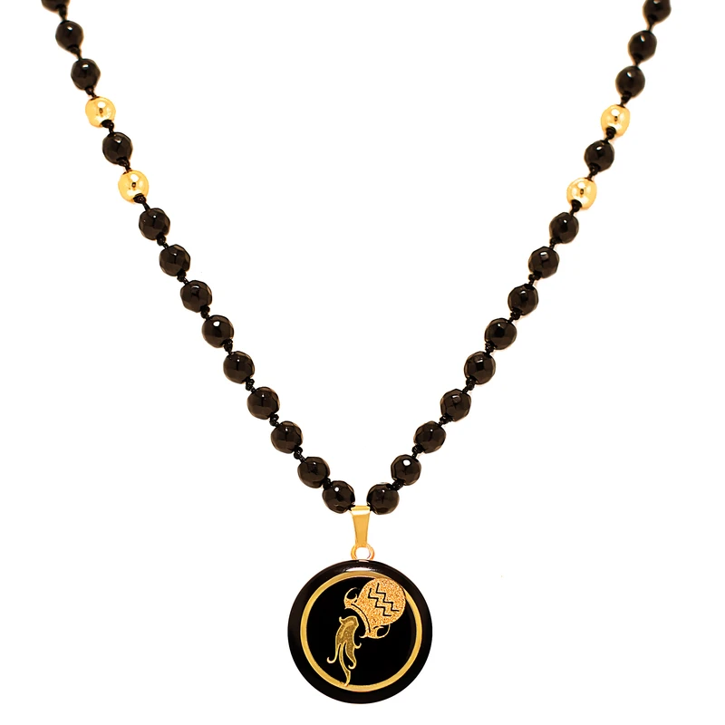 گردنبند زنانه مارک گلد مدل نماد ماه تولد بهمن GSN11