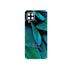 MAHOOT Green Feather Cover Sticker for Samsung Galaxy M32