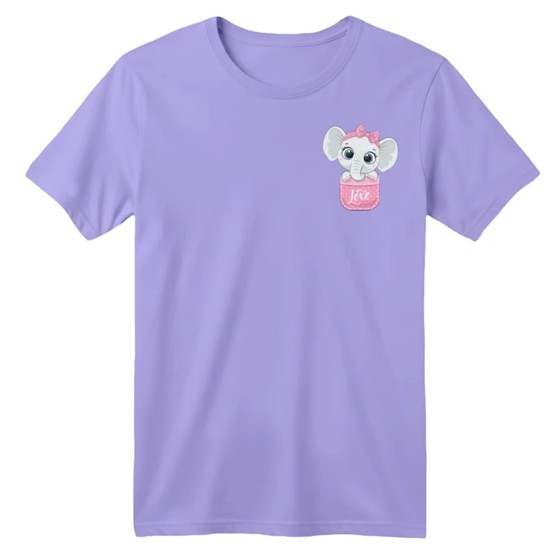 تی شرت آستین کوتاه بچگانه مدل فیل کد ۳