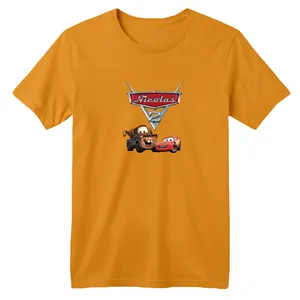 تی شرت آستین کوتاه بچگانه مدل ماشین ها کد 01