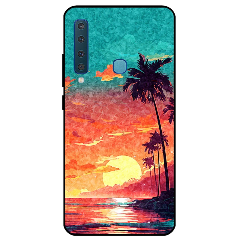 کاور مگافون طرح تابستان مدل 8000 مناسب برای گوشی موبایل سامسونگ Galaxy A9 2018 / A9S          