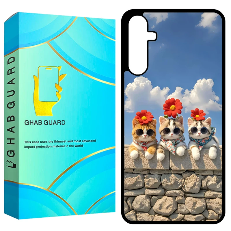کاور قاب گارد طرح گربه مدل GCHPA14 مناسب برای گوشی موبایل سامسونگ Galaxy A14 4G / A14 5G / M14 5G   