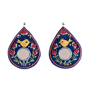 گوشواره دست ساز زنانه مدل مرغ آمین