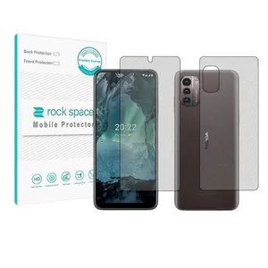 Rockspace HyMTT Matte screen protector suitable for Nokia G21 mobile phone along with back protector