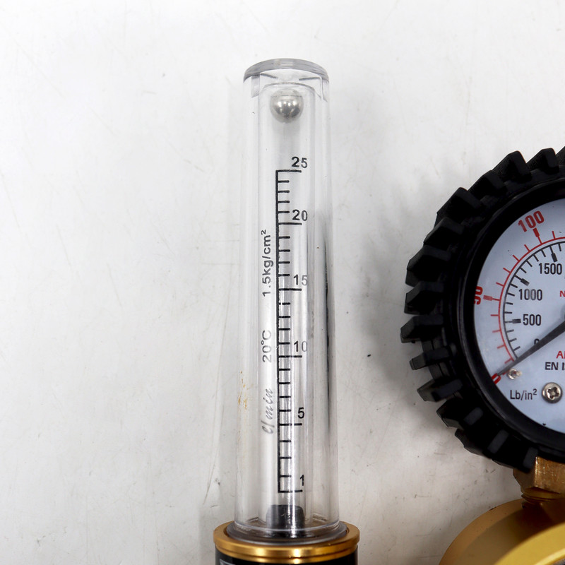 مانومتر جوشکاری مدل الفنت طرح هرمس کد YP-AR-CO2-FLOMETR