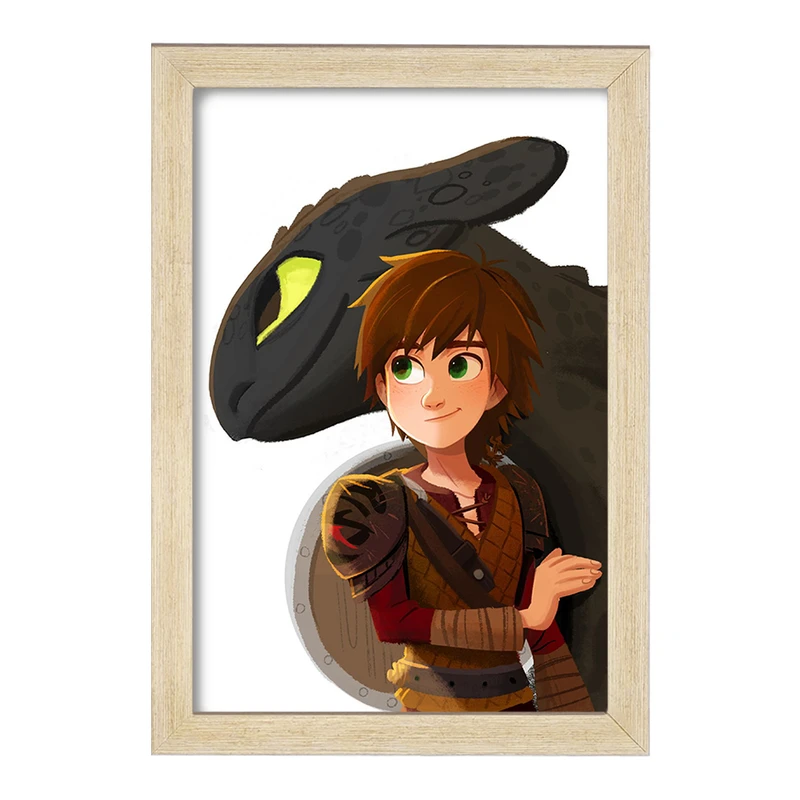 تابلو خندالو مدل اژدها سواران DreamWorks Dragons  کد 13754