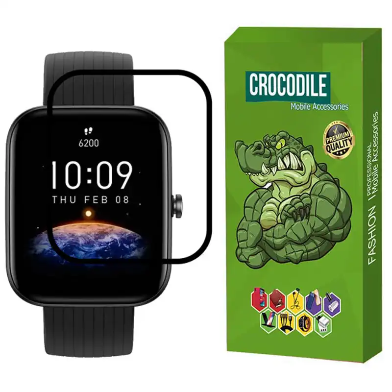 محافظ صفحه نمایش کروکودیل مدل C-PWM مناسب برای ساعت هوشمند امیزفیت Amazfit Bip 3
