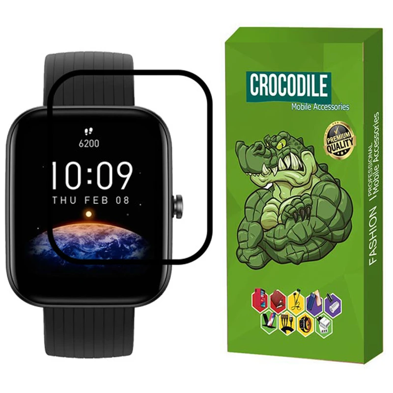 محافظ صفحه نمایش کروکودیل مدل C-PWM مناسب برای ساعت هوشمند امیزفیت Amazfit Bip 3  