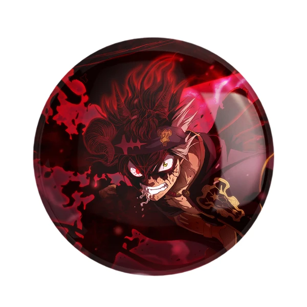 مگنت خندالو طرح آستا انیمه بلک کلاور Black Clover کد 11706