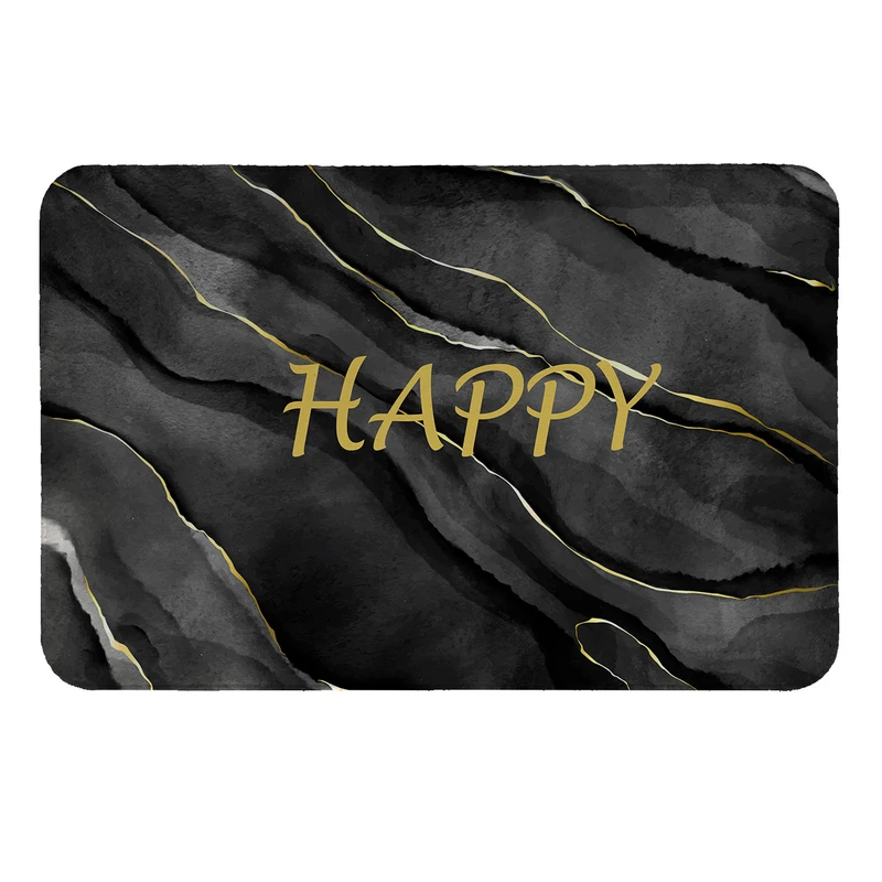  پادری  طرح Happy کد 8754 سایز 50 × 70 سانتی متر