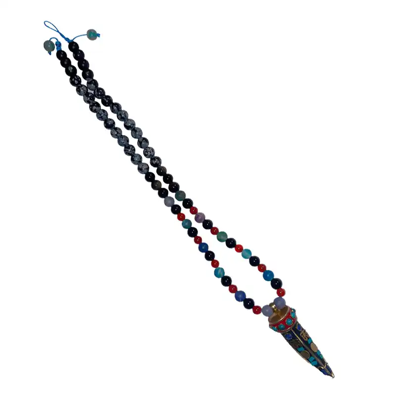 گردنبند مدل عاج تبتی دست ساز