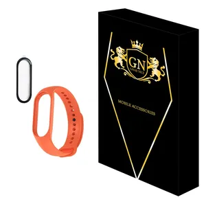 بند قاب نایس مدل 2PMB مناسب برای مچ بند هوشمند شیائومی Mi Band 3 به همراه محافظ صفحه نمایش