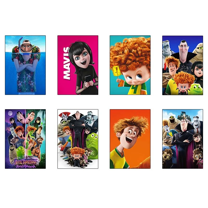 پوستر کارنيکا طرح هتل ترانسیلوانیا Hotel Transylvania کد 14658 مجموعه 8 عددی