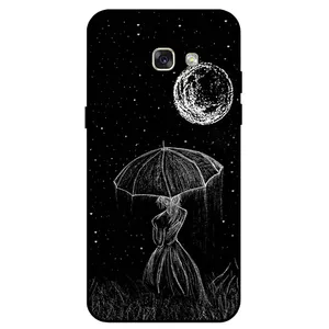 Megafone Girl and Moon 1369 Cover For Samsung Galaxy A310 / A3 2016