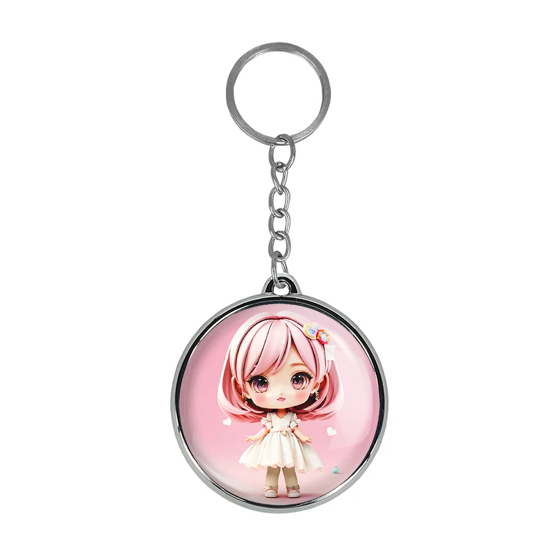 جاکلیدی خندالو طرح دخترانه (Girlish) مدل دوطرفه کد 3685736858