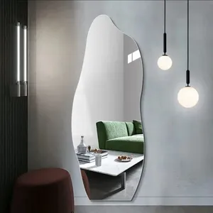 آینه دیواری مدل دفرمه طرح ارام کد 60-160
