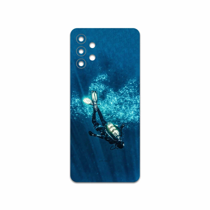 برچسب پوششی ماهوت مدل Scuba Diving مناسب برای گوشی موبایل سامسونگ Galaxy A32 5G