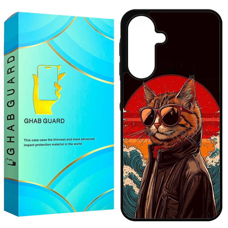 کاور قاب گارد طرح گربه مدل GA26 مناسب برای گوشی موبایل سامسونگ Galaxy A26 5G / A17 5G