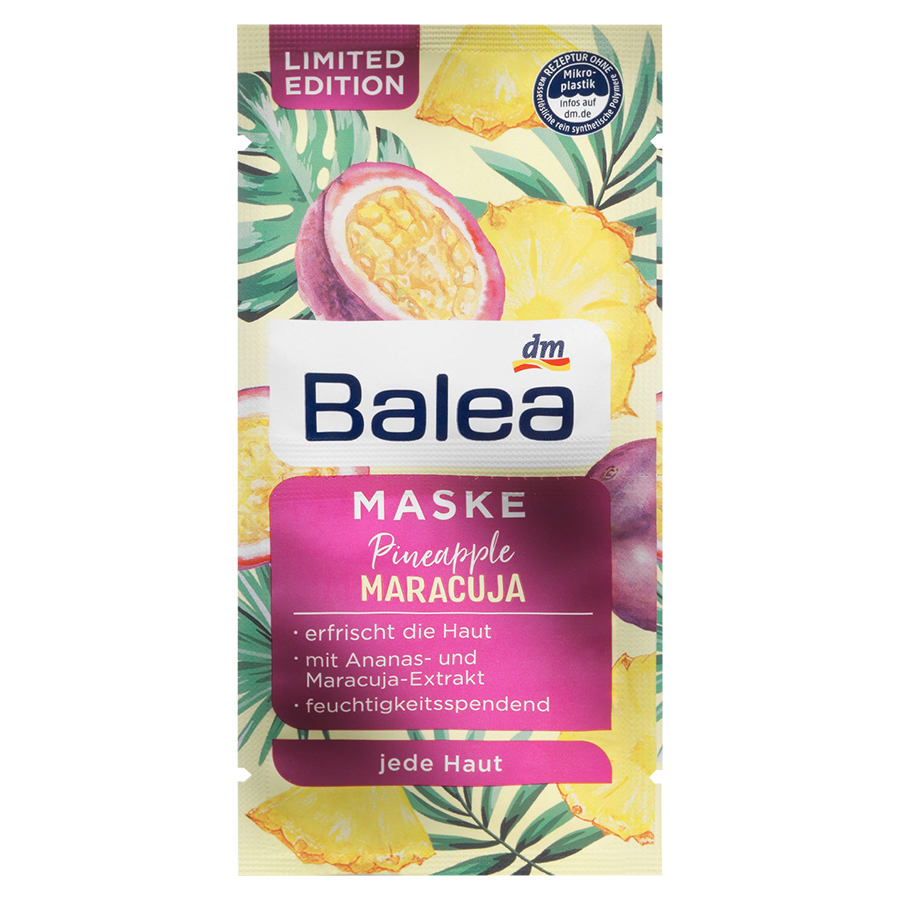 ماسک ژل باله‌آ سری pineapple maracuja حجم 16 میلی لیتر مجموعه 2 عددی
