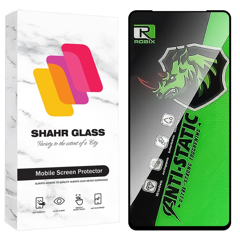 محافظ صفحه نمایش شهر گلس مدل ROBIXS مناسب برای گوشی موبایل شیائومی Redmi Note 13 4G / Redmi Note 13 5G