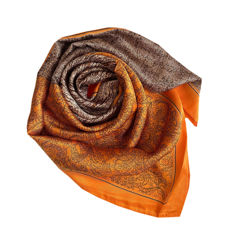 روسری زنانه مدل مینی اسکارف ابریشم توییل 0020