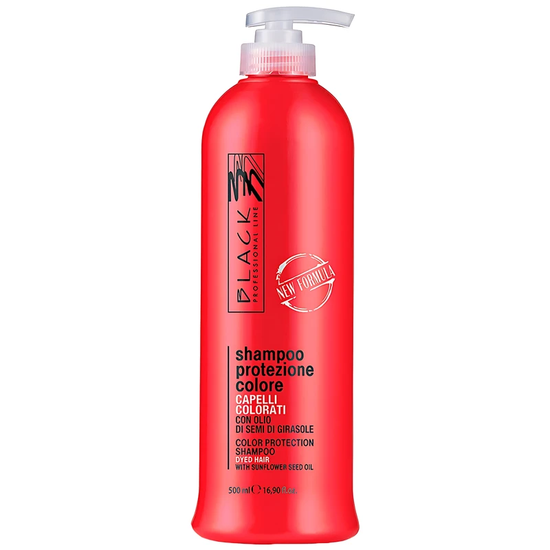شامپو تثبیت کننده رنگ مو بلک پروفشنال لاین مدل Protection حجم 500 میلی لیتر