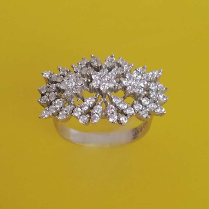 انگشتر نقره زنانه مدل Gh47