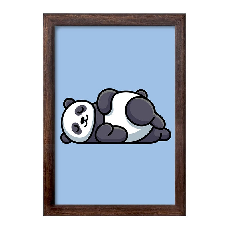 تابلو خندالو طرح حیوانات بامزه پاندا کد 28177