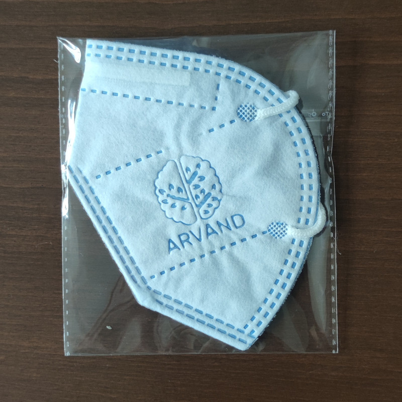 ماسک تنفسی کودک اسکول مدل KN95-1 بسته 20 عددی